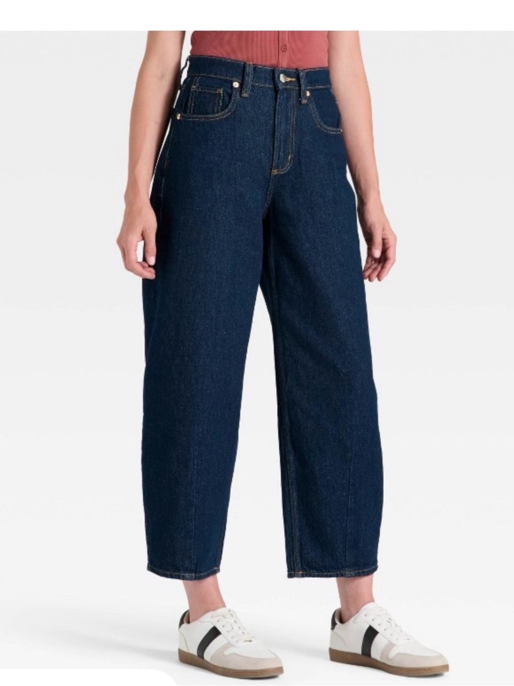 Women’s High Rise Easy Barrel Ankle Jeans